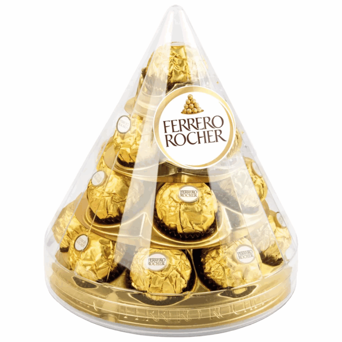【Flash Sale】Ferrero Rocher Christmas Chocolate Gift Cone - 7.5oz