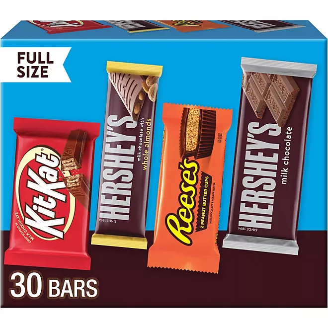 Hershey's Full Size Variety Pack - 30 Count