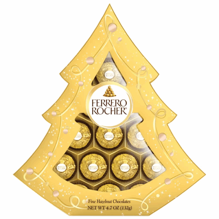 【Flash Sale】Ferrero Rocher Christmas Chocolate Gift Tree - 5.3oz
