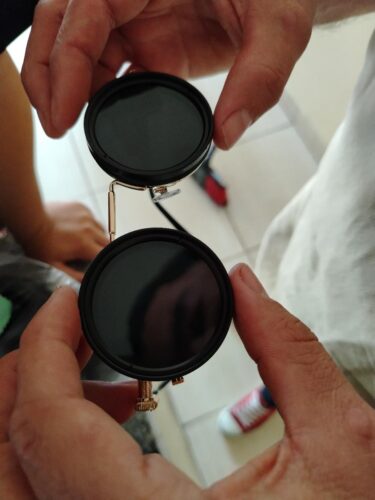 Fashionable Adjustable Sunglasses: Suitable for retro punk parties, sunshade, sun protection and festivals like Easter, graduation season, Halloween and Christmas. With aluminum-magnesium lenses, alloy frames, a glasses case and a lens cloth. photo review