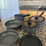 17 Pcs Pots and Pans Set Non stick .Cookware Sets White Granite Induction Cookware. Non-toxic Healthy Non Stick Kitchen Cooking Set with Frying Pans Set. Saucepans (PFAS. PFOA. PFOS Free) Ship from Kuala Lumpur ⚡ Flash Sale Hot Deals! – Limited to 100 units – Only 69 left! Enjoy bonus rewards under the Malaysia-issued American Express (Amex) Credit Card Program. Each person can only purchase one. photo review