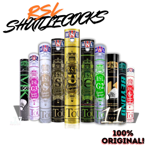 RSL Original Badminton Shuttlecock – 1 Tube (12 Pcs) | Limited Time Offer