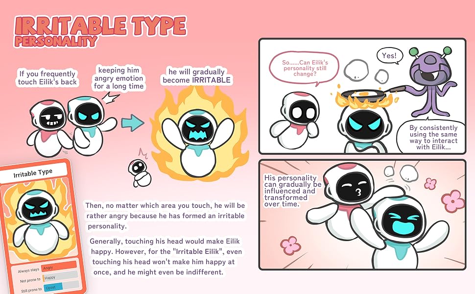 Eilik – Cute Robot Pets for Kids and Adults. Your Perfect Interactive Companion at Home or Workspace. Unique Gifts for Girls & Boys.