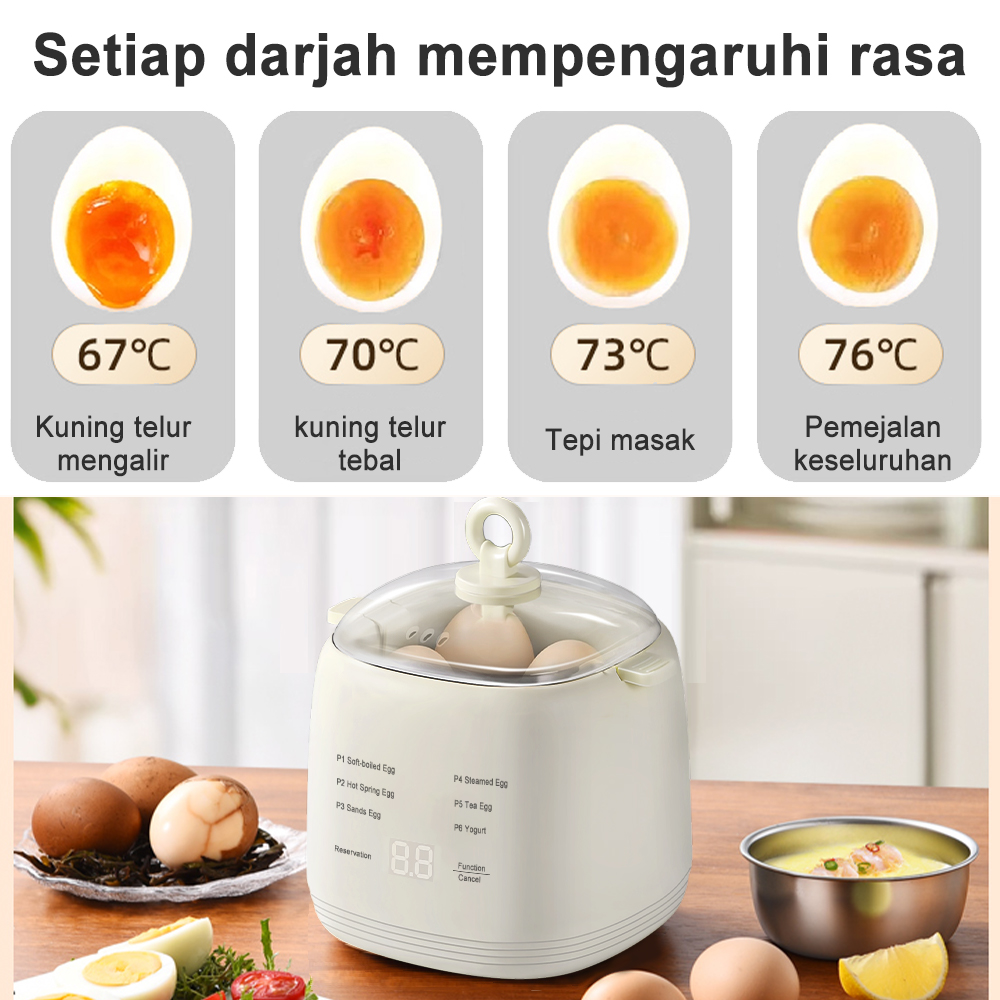 Simmo Electric Egg Boiler Egg Cooker 200W 4 Egg Boiler Capacity Automatic Quickly Cooked Multifunctional Egg Steamer