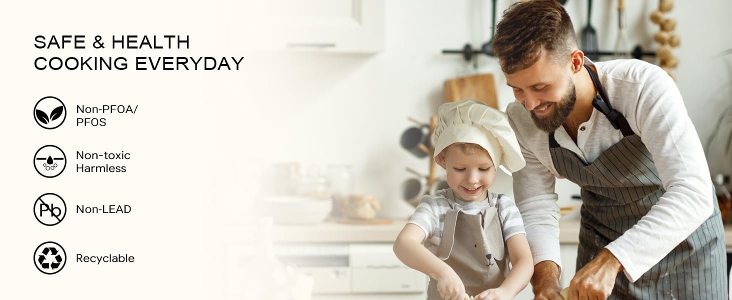 【One Day Only】17 Pcs Pots and Pans Set Non Stick Kitchen Cookware Sets