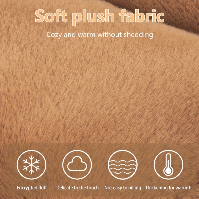 Winter Plush Car Seat Cushion with Cute Bear Design - Thickened Warm Backrest & Lumbar Support, Machine Washable Soft Bear-Shaped Seat Cover for Girls, Winter Car Accessories, Cozy Car Interior Accessory, Playful Car Decor, Durable Car Accessory, Comfortable Car Decor, Plush Material, Vehicle Owners