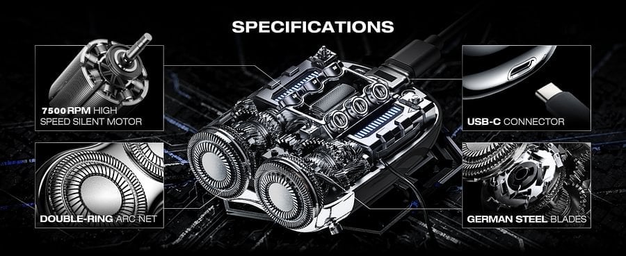 Christmas Gift✨HOT SALE✨ 2025 New Upgrade Pocket Shaver USB Mini Shavers for Men Rechargeable Waterproof Compact Electric Razor for Home. Car. Travel