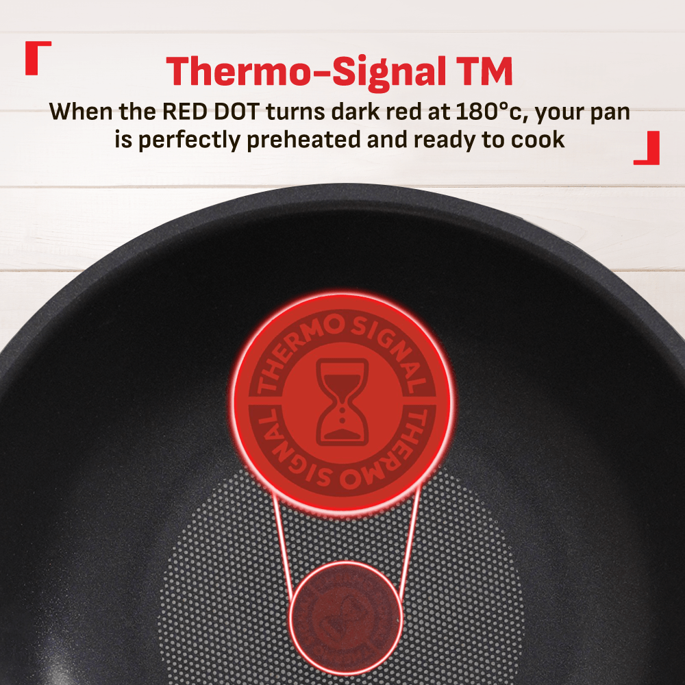 [gearhubui Exclusive] Tefal Supercook 9pcs set (Frypan 24cm, Wokpan 28cm, Stewpot 22cm & 24cm, 3 Spatulas)