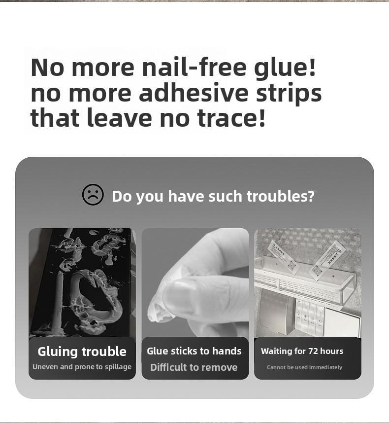 🔥Christmas  Discount 85% Off🎄Stainless Steel Suction Cup Towel Rack