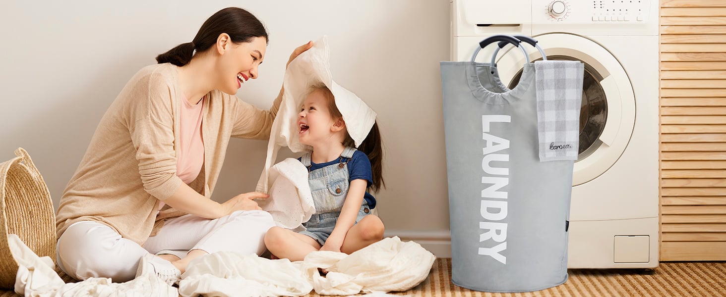 Laundry Basket with Handle