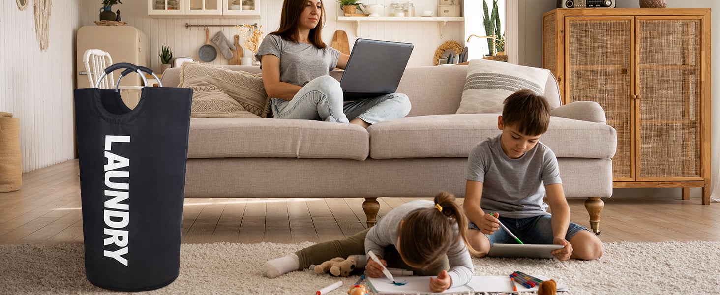 Laundry Basket with Handle
